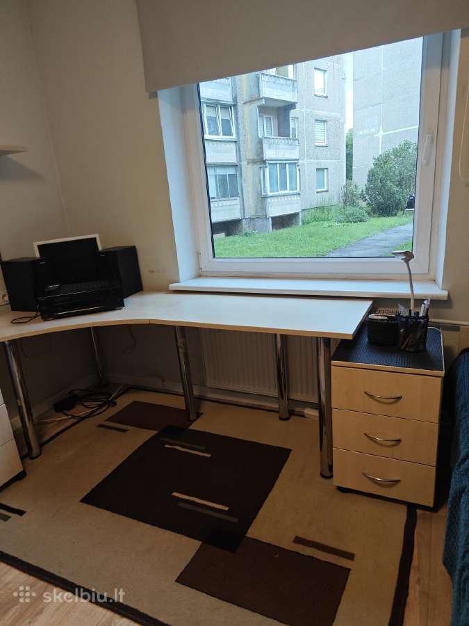 Rašomasis stalas, kampinis, dviem - nuotraukos Nr. 2