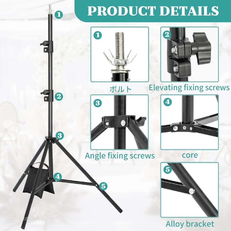 Photo Background Stand, 2x3m - nuotraukos Nr. 3