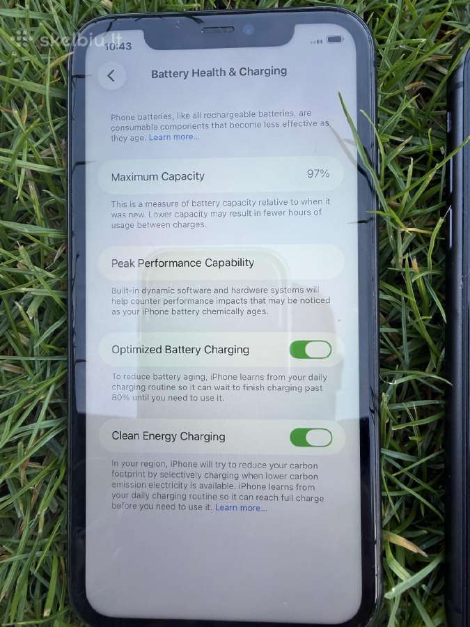 Apple iPhone 11 64gb black battery 97% - nuotraukos Nr. 4