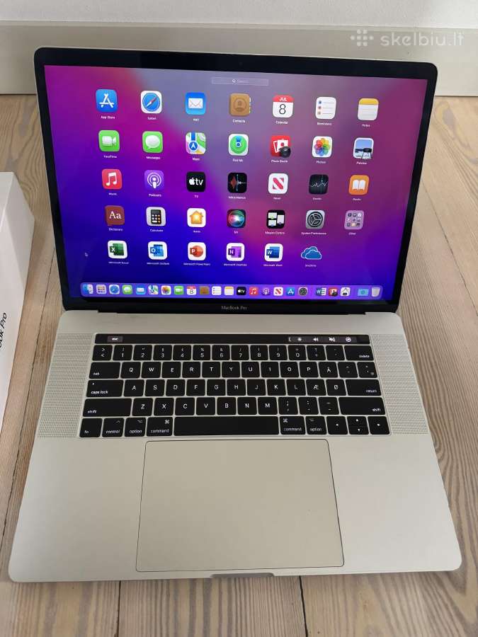 MacBook Pro 15 TB 2017 Quad-core I7 16/512gb - nuotraukos Nr. 3