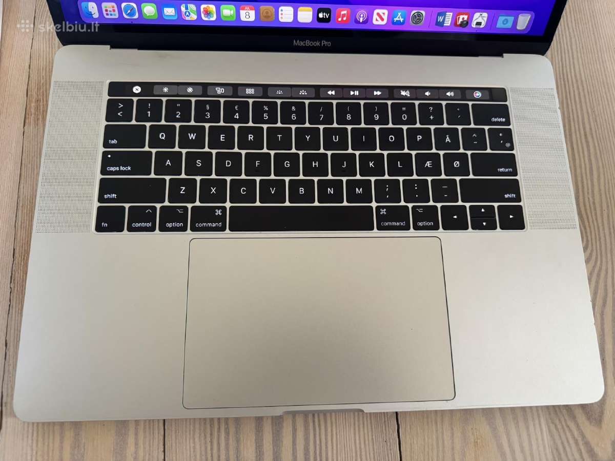MacBook Pro 15 TB 2017 Quad-core I7 16/512gb - nuotraukos Nr. 4