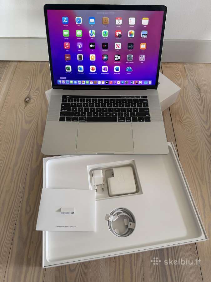 MacBook Pro 15 TB 2017 Quad-core I7 16/512gb - nuotraukos Nr. 2