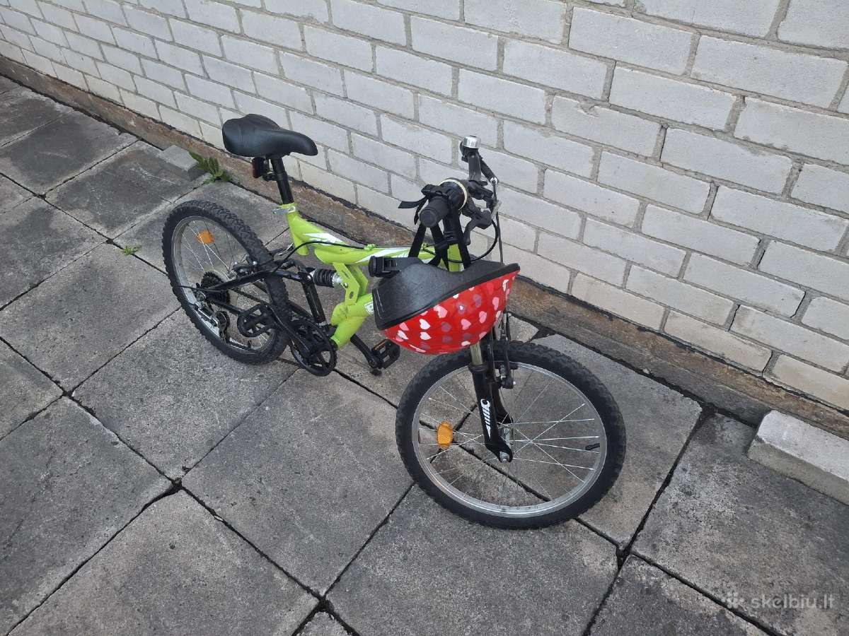 Vaikiškas dviratis iki 140 cm ūgio.
