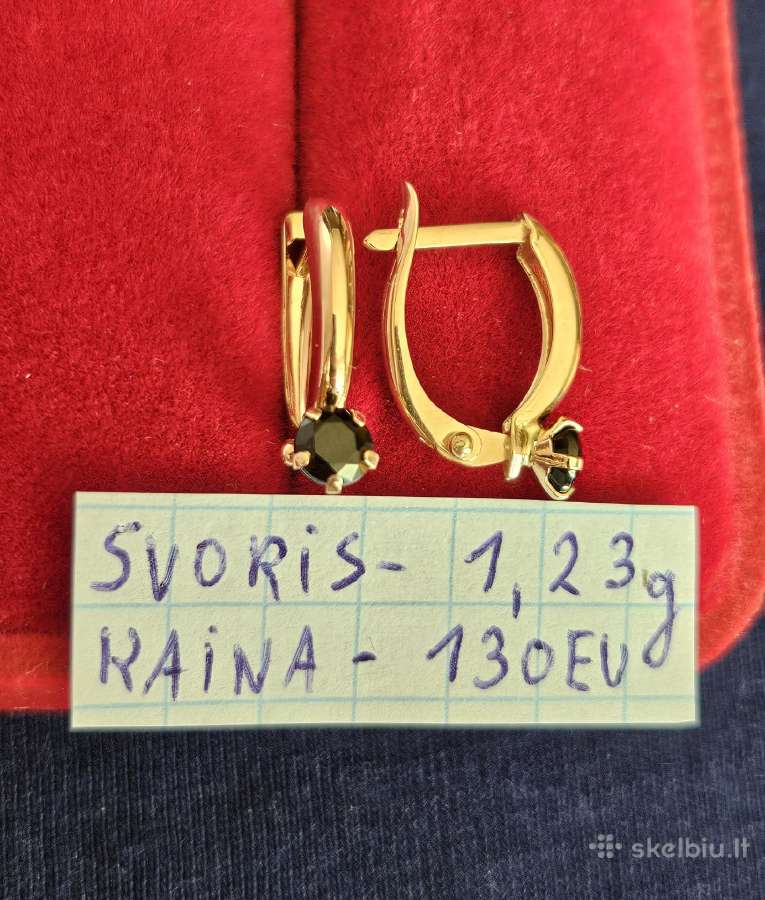 Ivairus auksiniai auskarai - nuotraukos Nr. 29