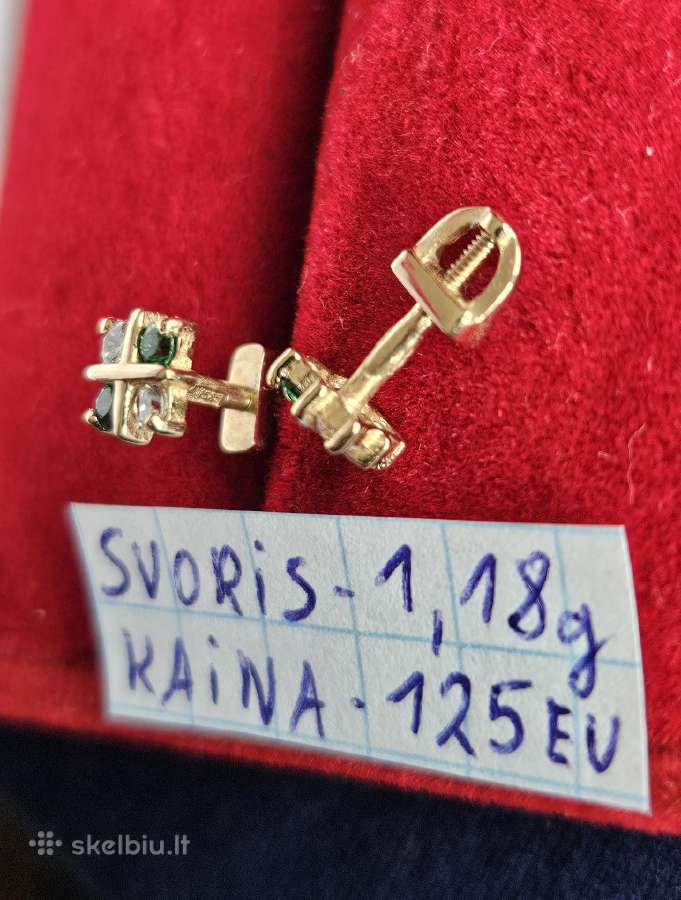 Ivairus auksiniai auskarai - nuotraukos Nr. 18