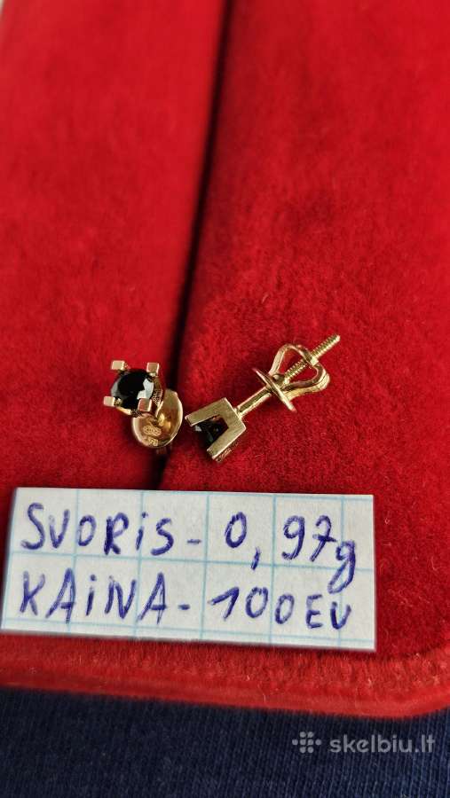 Ivairus auksiniai auskarai - nuotraukos Nr. 21