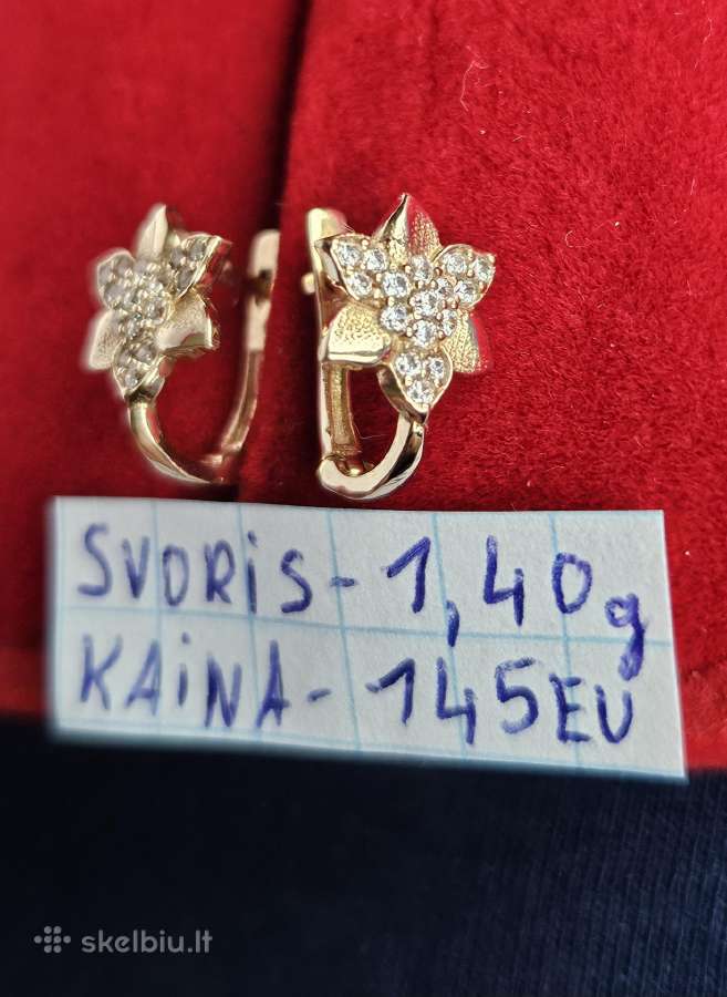 Ivairus auksiniai auskarai - nuotraukos Nr. 30
