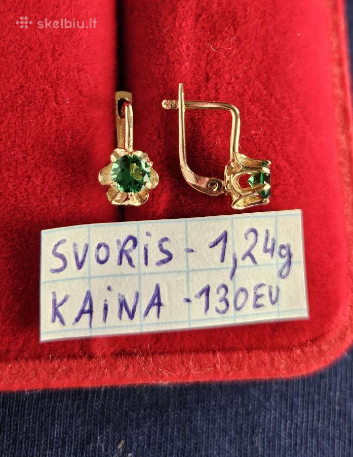 Ivairus auksiniai auskarai - nuotraukos Nr. 15
