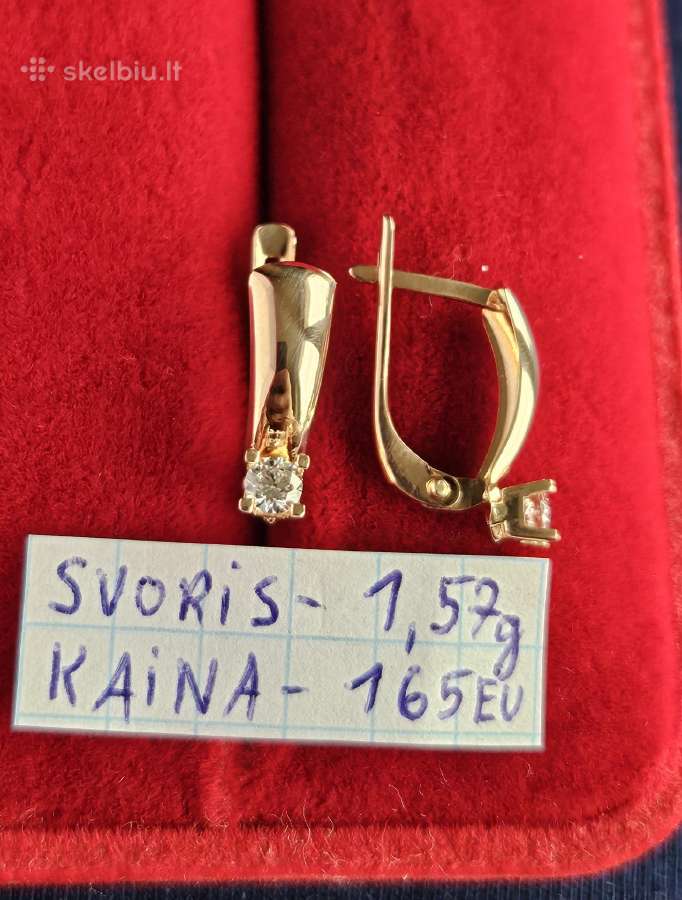 Ivairus auksiniai auskarai - nuotraukos Nr. 21