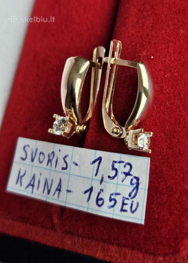 Ivairus auksiniai auskarai - nuotraukos Nr. 22