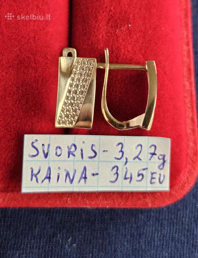 Ivairus auksiniai auskarai - nuotraukos Nr. 27
