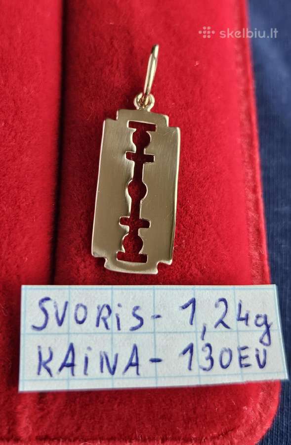 Ivairus auksiniai pakabukai