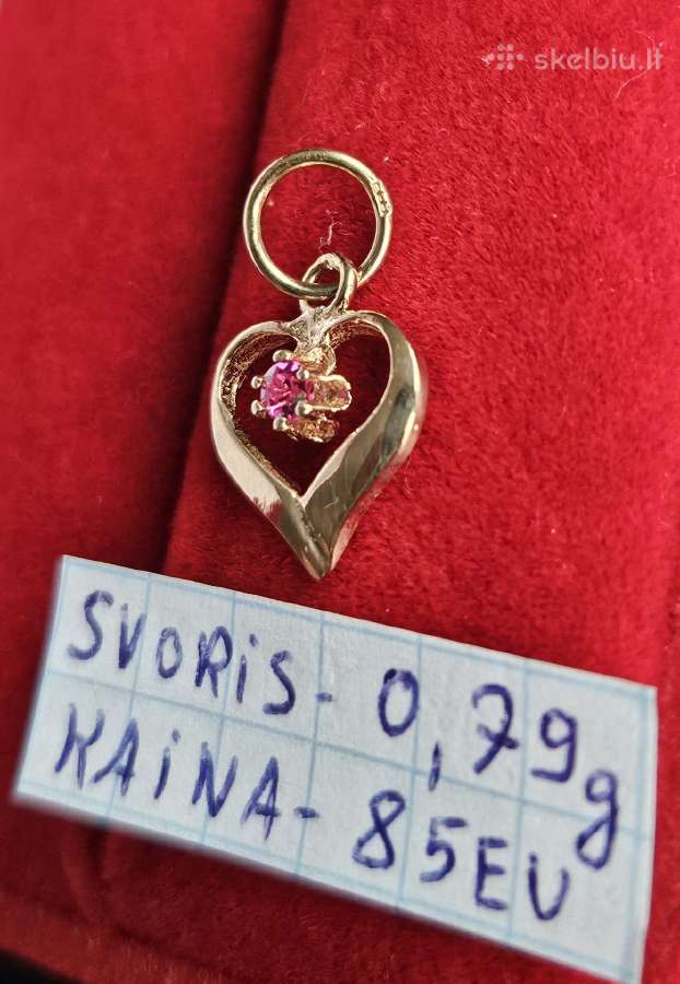 Ivairus auksiniai pakabukai - nuotraukos Nr. 14