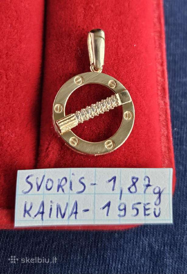 Ivairus auksiniai pakabukai - nuotraukos Nr. 21