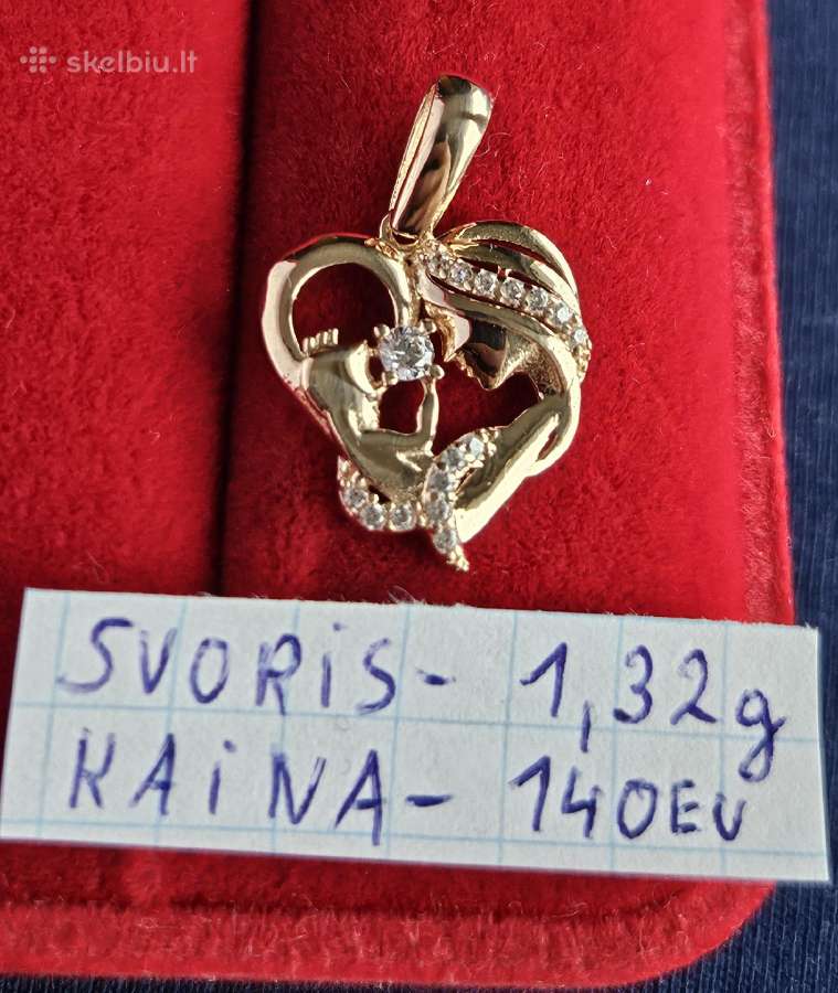 Ivairus auksiniai pakabukai - nuotraukos Nr. 25