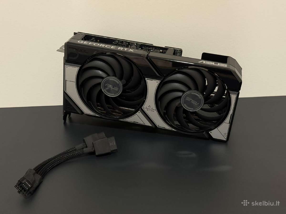 Asus dual rtx 5070 12gb kaip nauja