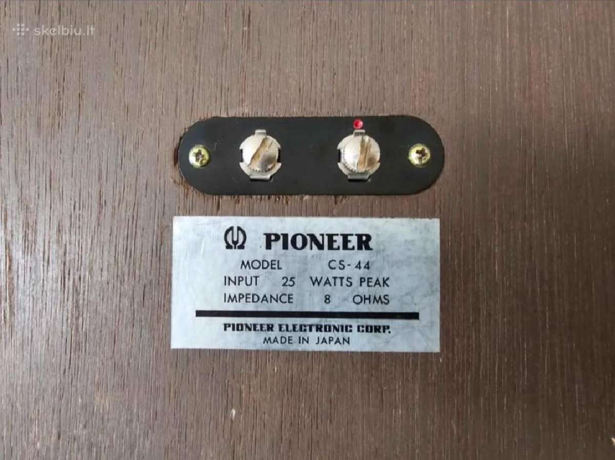 Pioneer Cs-44 kalonėlės - nuotraukos Nr. 3