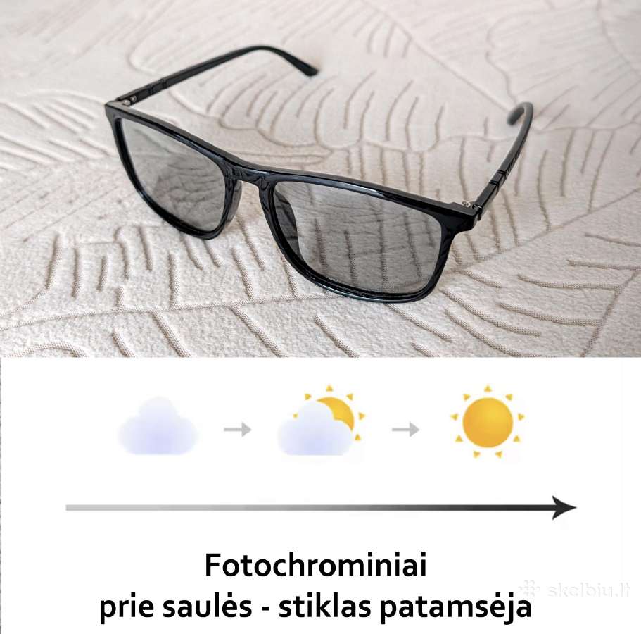 Stilingi patamsėjantys akiniai nuo saulės
