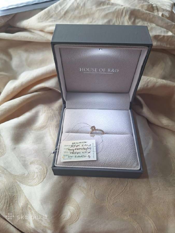 Aukso žiedas su briliantais (1,1ct) - nuotraukos Nr. 16