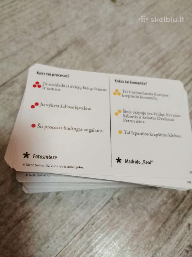I know Lietuva viktorinos stalo žaidimas - nuotraukos Nr. 5