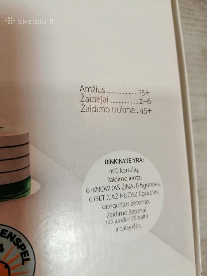 I know Lietuva viktorinos stalo žaidimas - nuotraukos Nr. 6