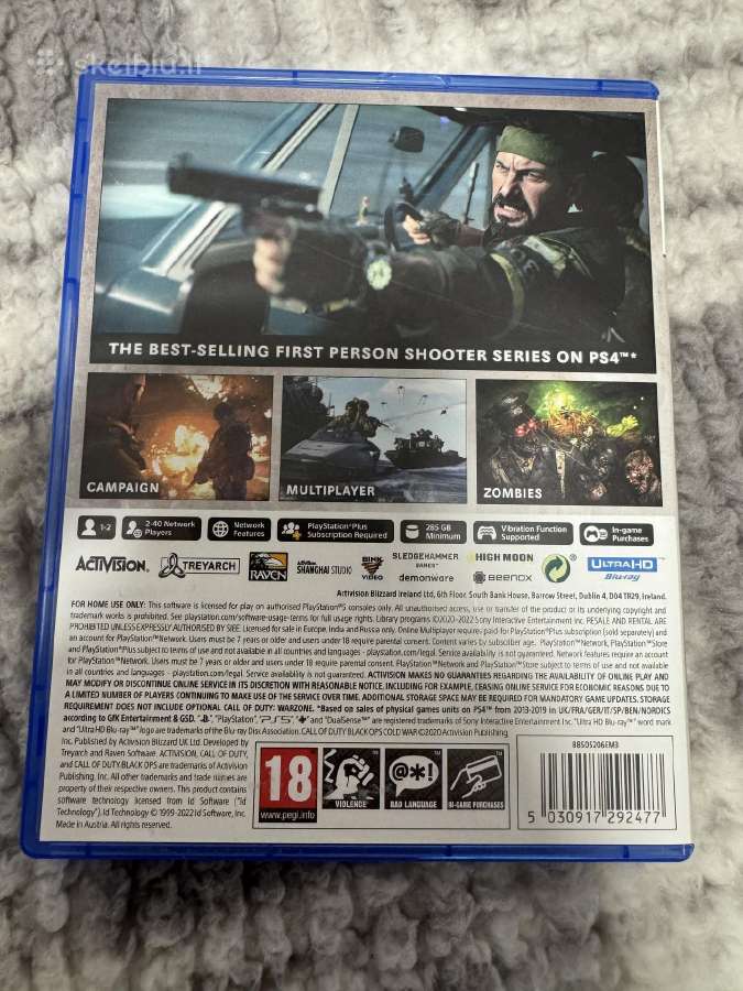 Call Of Duty Black Ops Cold War (Ps5) - nuotraukos Nr. 2
