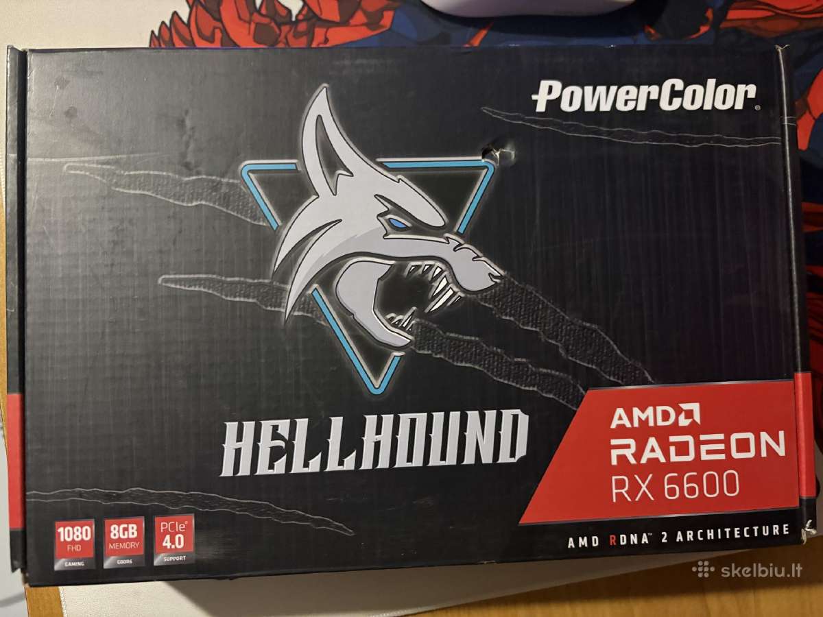 Amd Rx 6600 8gb Powercolor Hellhound