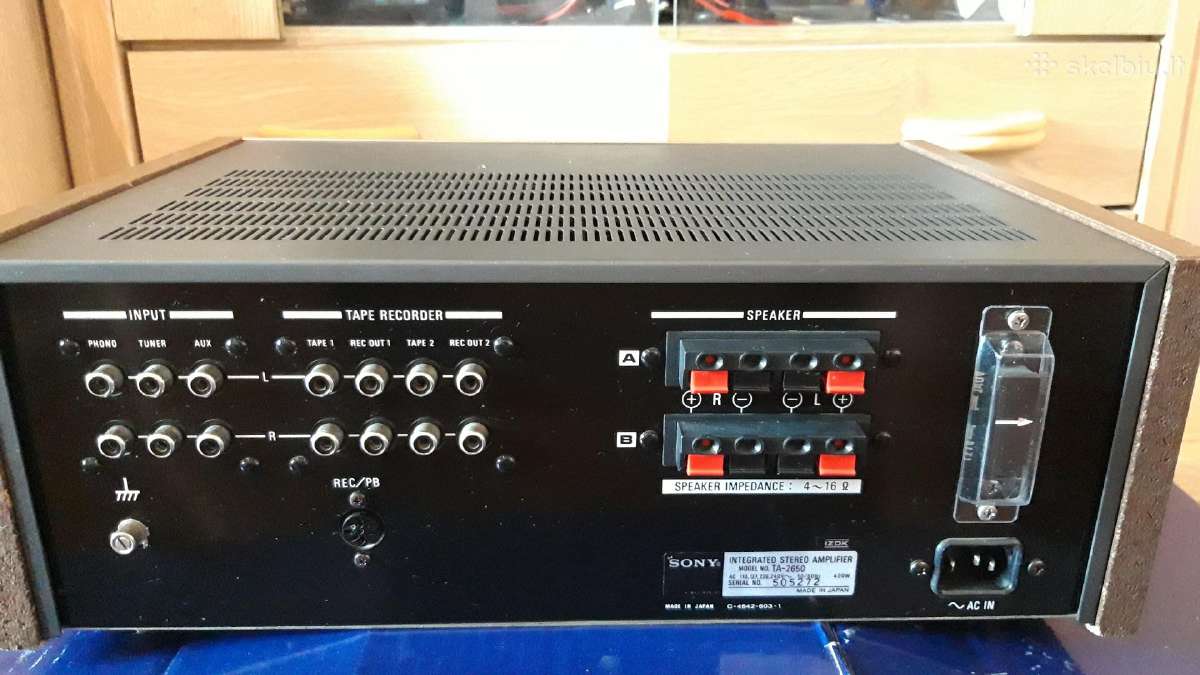 Sony Ta - 2650 - nuotraukos Nr. 6
