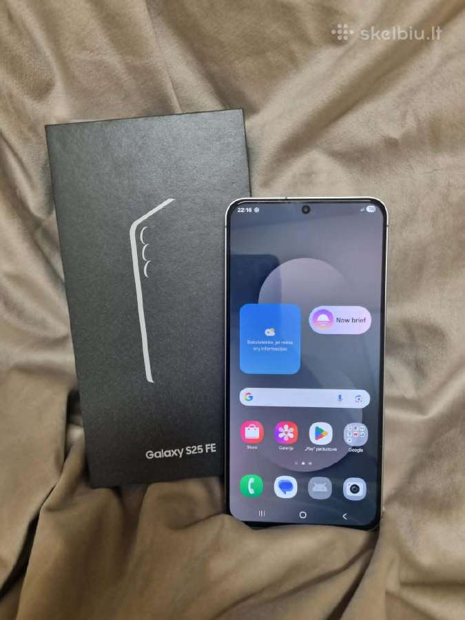 Parduodu samsung s25 fe su deze