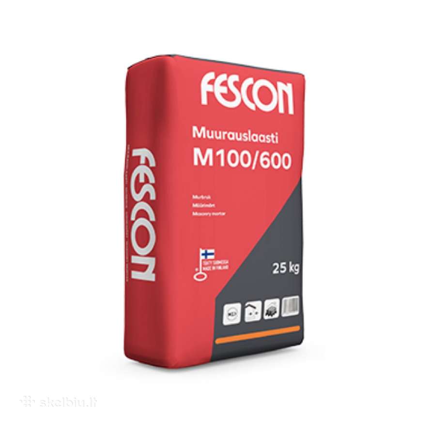 Fescon Mūro skiedinys siūlių užtaisymui M100/600