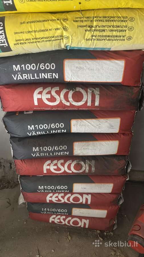 Fescon Mūro skiedinys siūlių užtaisymui M100/600 - nuotraukos Nr. 2
