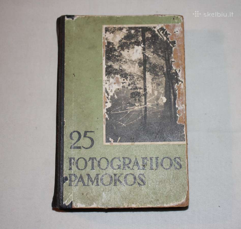 25 fotografijos pamokos knyga 1958 metai