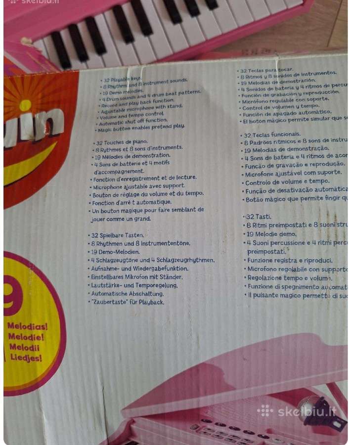 Naujas, vaikiškas pianinas Nesiunčiu! - nuotraukos Nr. 3