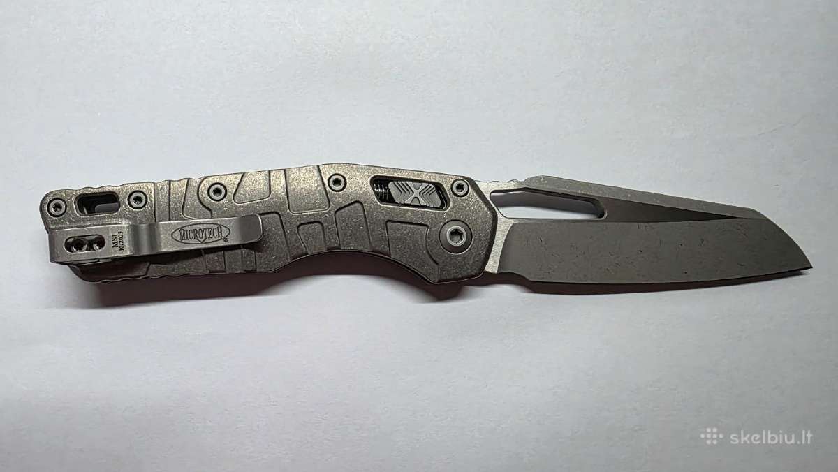 Microtech Msi Apocalyptic Finish Stonewashed Titan