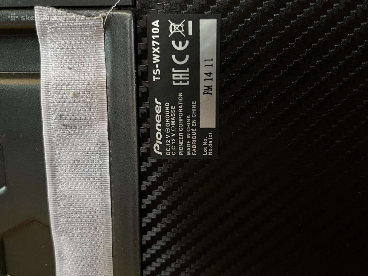 Aktyvus žemų dažnių garsiakalbis Pioneer Ts-710a - nuotraukos Nr. 3