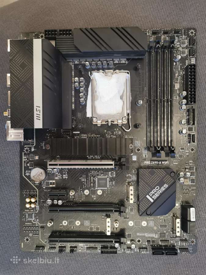 Pagrindinė plokštė "Msi Pro Z690-a WiFi" - nuotraukos Nr. 2