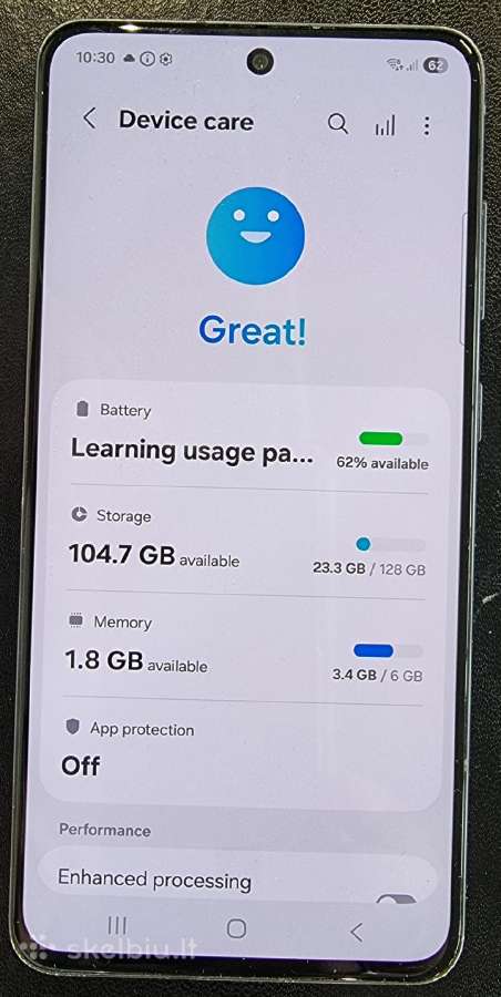 Samsung s21fe 6/128 GB 95 Eur - nuotraukos Nr. 3