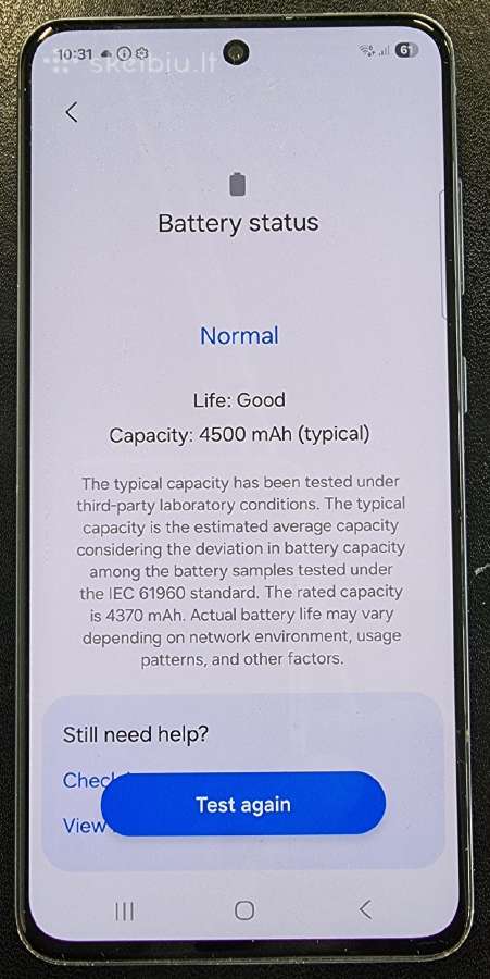 Samsung s21fe 6/128 GB 95 Eur - nuotraukos Nr. 4