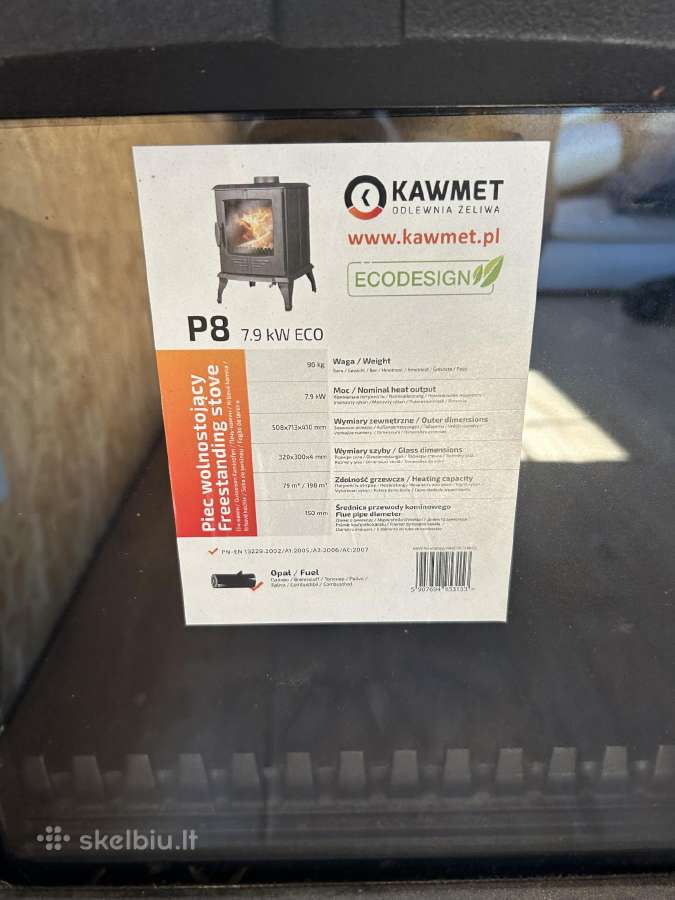 Ketaus krosnelė Kawmet P8 Eco - nuotraukos Nr. 2