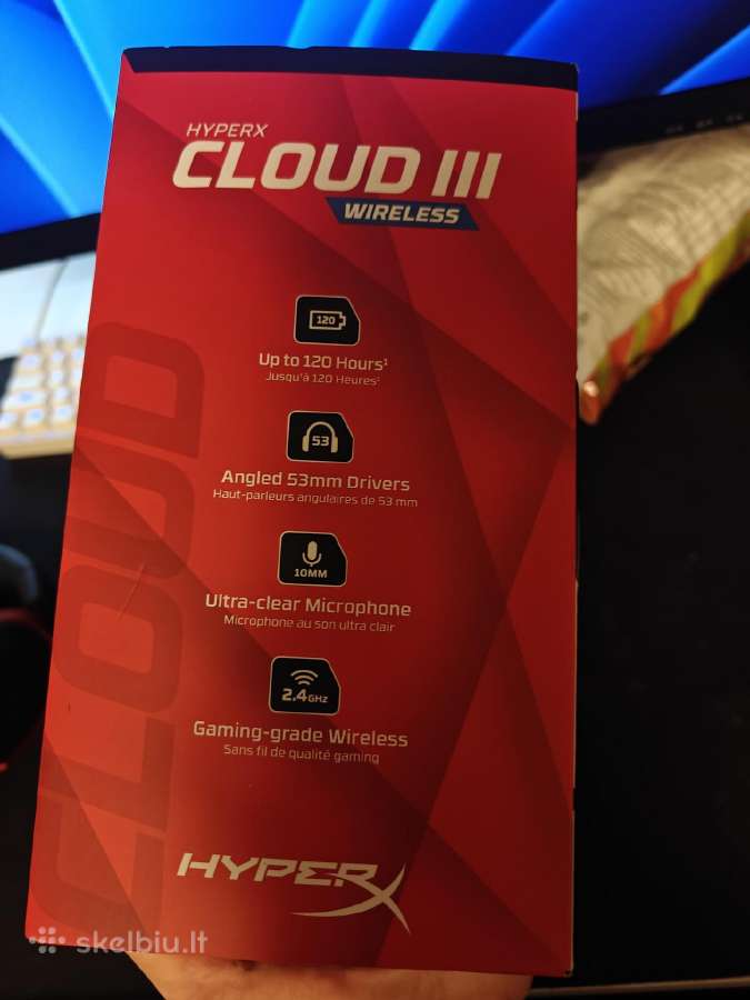Hyperx Cloud3 wireless - nuotraukos Nr. 2