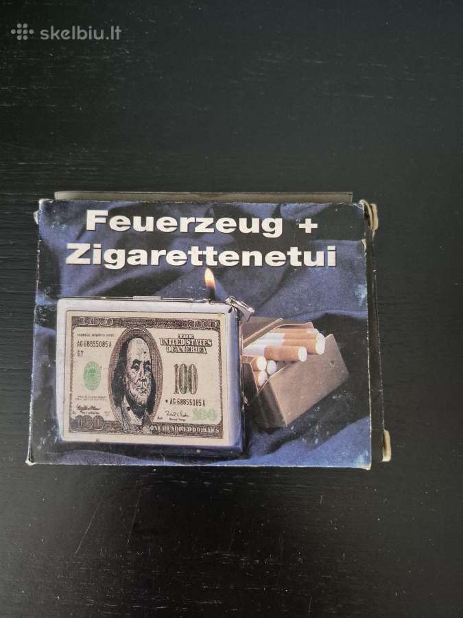 Naujas cigarečių dėklas su žiebtuvėliu - nuotraukos Nr. 6
