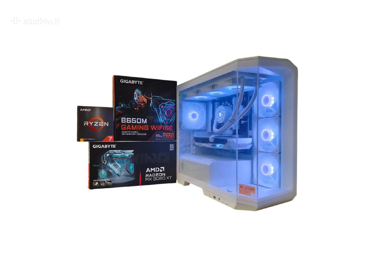 Rx 9060xt 16gb Ryzen 7 8700f Ddr5 16gb Wi-fi, Bt
