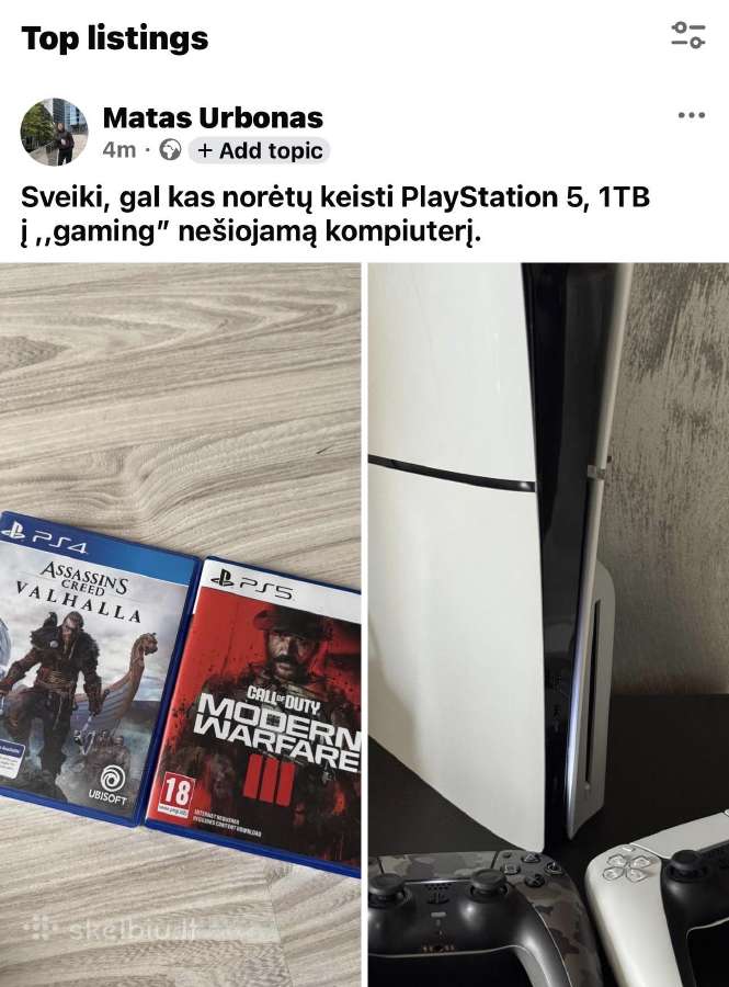 Keičiu ps5