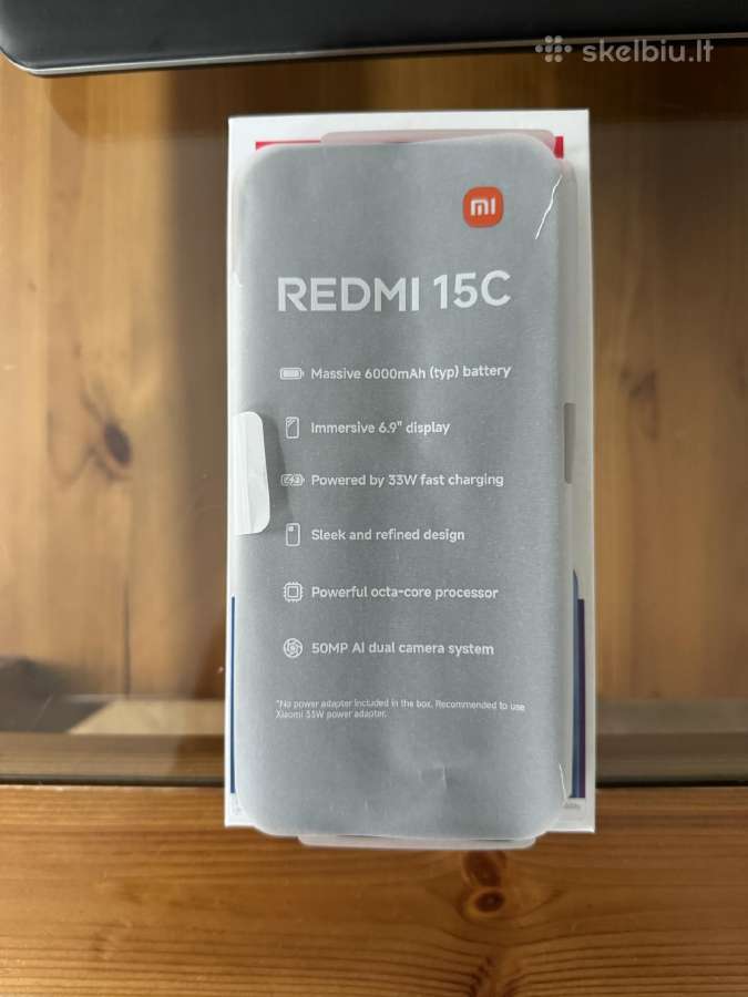 Mobilus telefonas Redmi 15c 128gb naujas