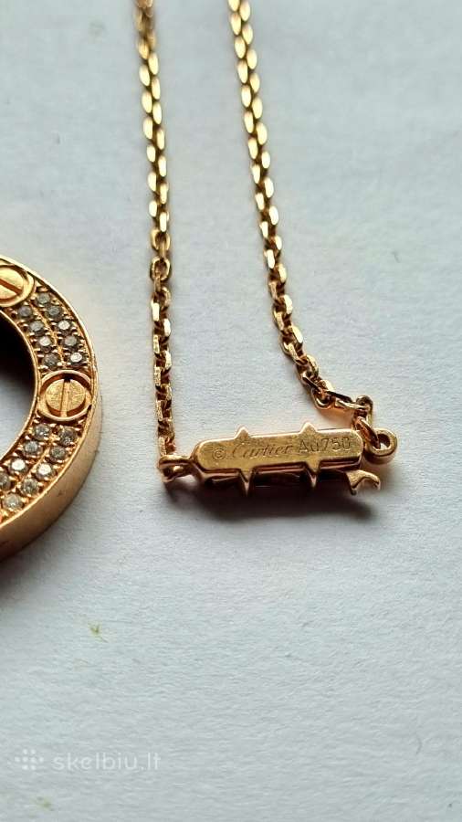 Cartier Love Pendant paved pakabukas - nuotraukos Nr. 3