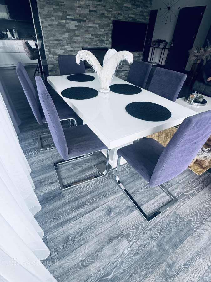 Valgomojo stalo komplektas + kavos staliukas