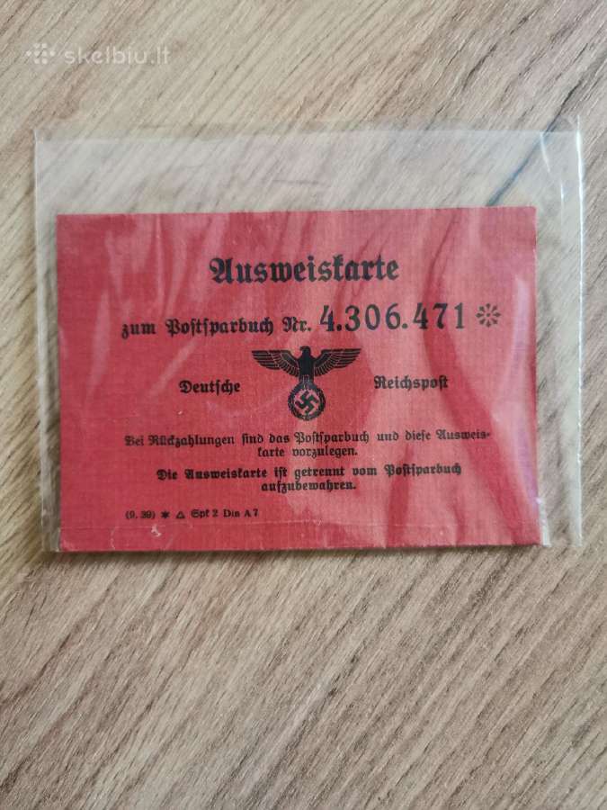 Vokiški dokumentai - nuotraukos Nr. 9