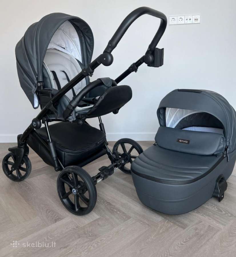Tutis Viva 4 vežimėlis, 2 in 1 – komfortiškas, min