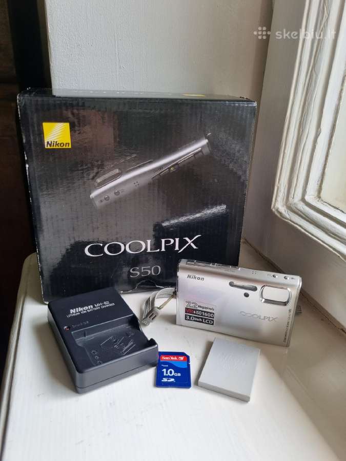 Nikon Coolpix S50 Skaitmeninis fotoaparatas
