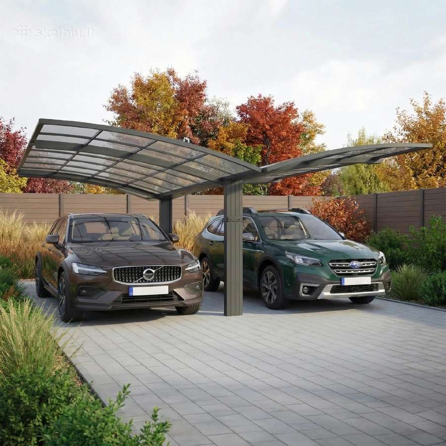 Automobilių stoginės 1-2 auto. - nuotraukos Nr. 3
